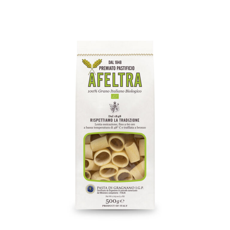 Afeltra Organic Pasta Di Gragnano IGP / PGI - Mezza Pacchero